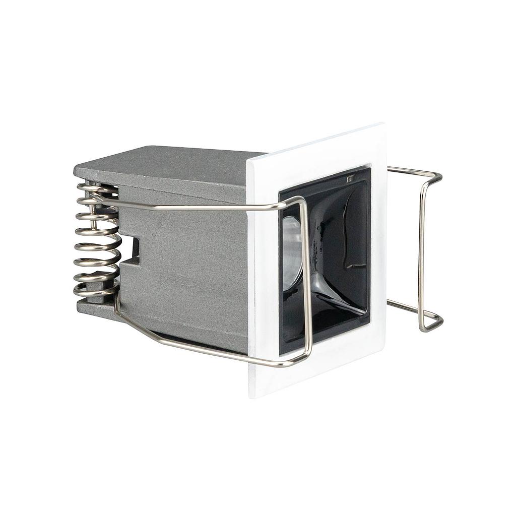 Bañador de pared LED 2W 4000K lineal WALLET empotrable corte 37*37mm