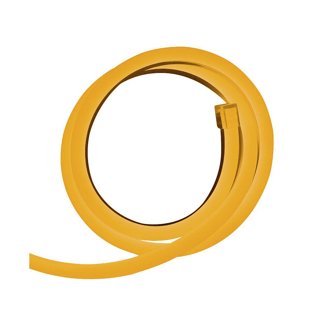 Tira LED Neon Flex Silicona 10W/m DORADO SMD2835 DC12V  corte 9mm IP65 50m/rollo precio por metro