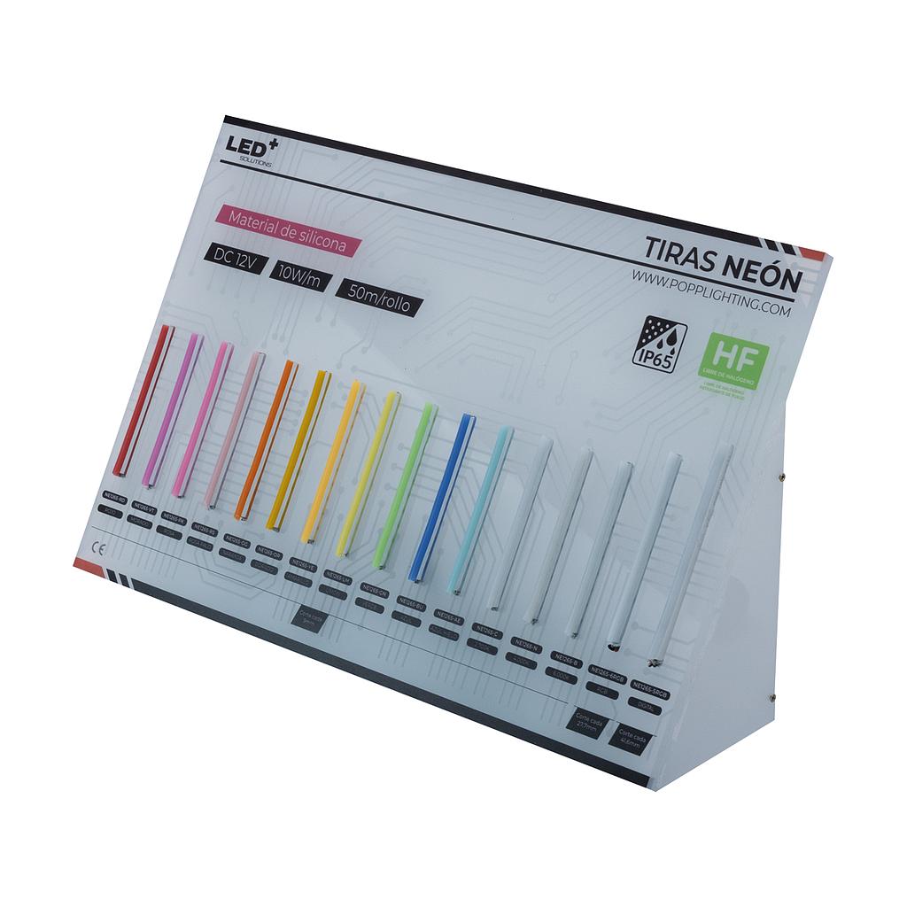 Expositor de mesa para tiras neón 450*300mm