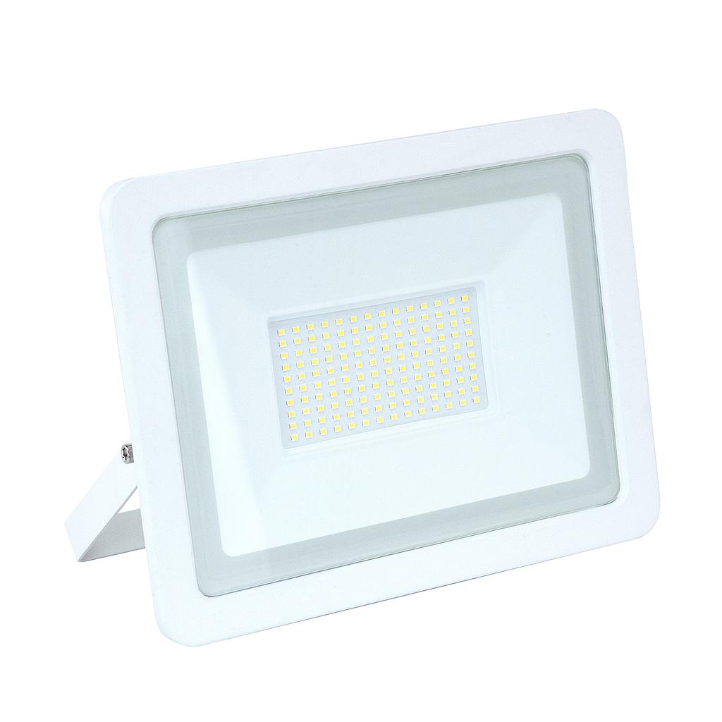 Foco Proyector LED 100W 4000K ECO SLIM IP65 blanco