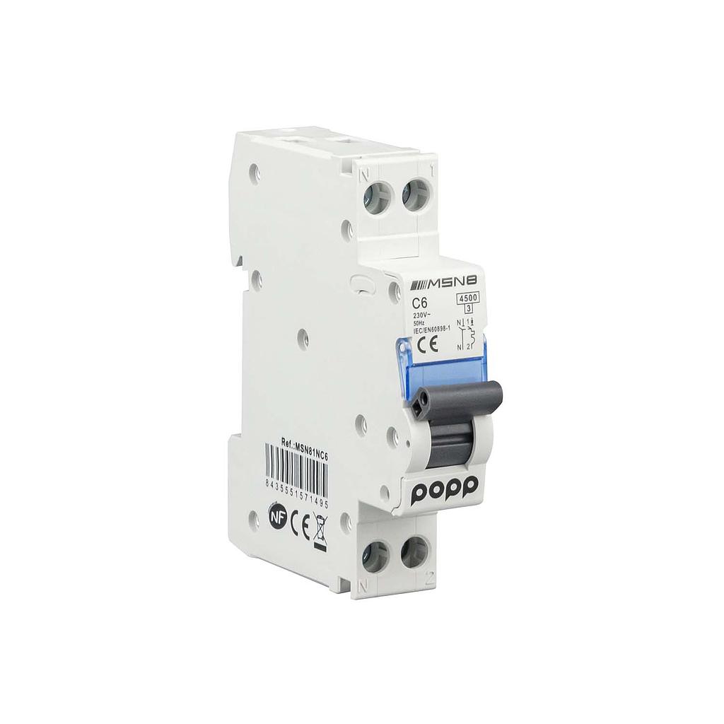 Interruptor automático magnetotérmico DPN 10A serie MSN8