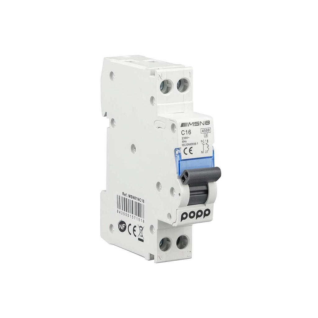 Interruptor automático magnetotérmico DPN 16A serie MSN8