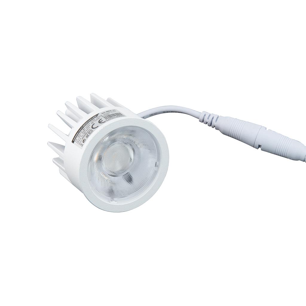 Módulo fuente LED 7W COB CRI 90+ para marco downlight 3000K