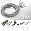 TRAXON LUXPOINT® Kit de Suspensión 3m para panel LED