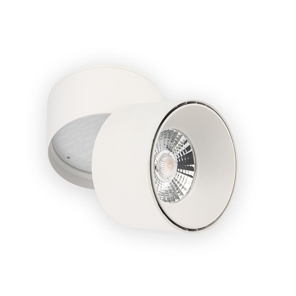 Aplique LED 12W CCT 2700K-5000K techo orientable ángulo 30° NEW ACTIVE WHITE superficie blanco