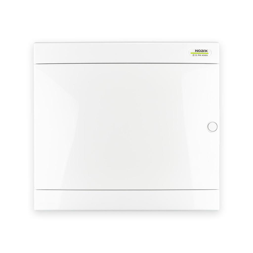 Cofret de empotrar 2 fila 36 Módulos IP40 puerta blanco terminales N+T:15+15