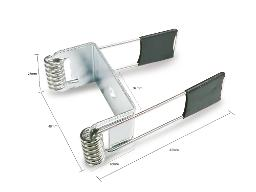 Pinza para la sujeción de perfiles de aluminio