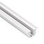 Carril trifásico aluminio TREND empotrable para focos LED 2M blanco