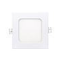 Placa LED 6W 6500K Cuadrado corte 105x105mm LITE SQUARE blanco