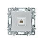 Enkel Toma Internet CAT.6 RJ45 Gris